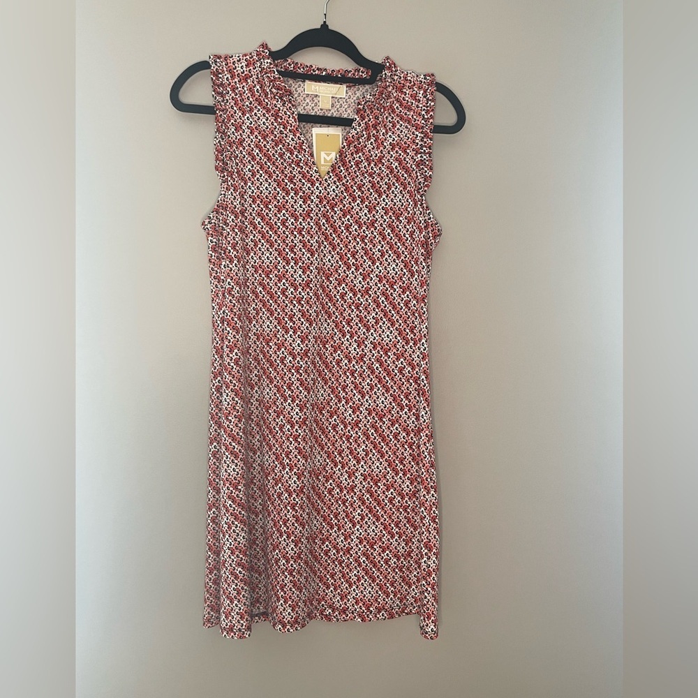 NWT Micheal Kors dress size M in flamenco coral colour
